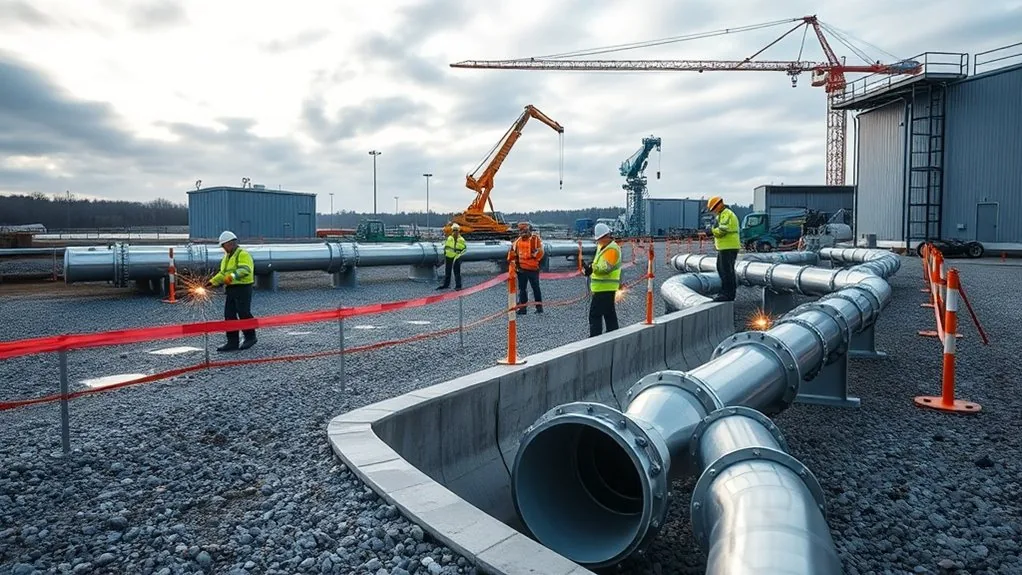 Gas & Oil Pipe Ducting & Installation in Chatham